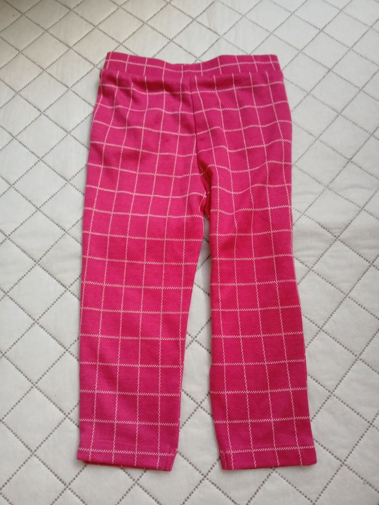 Leginsy Nowe Różowe 86-92cm