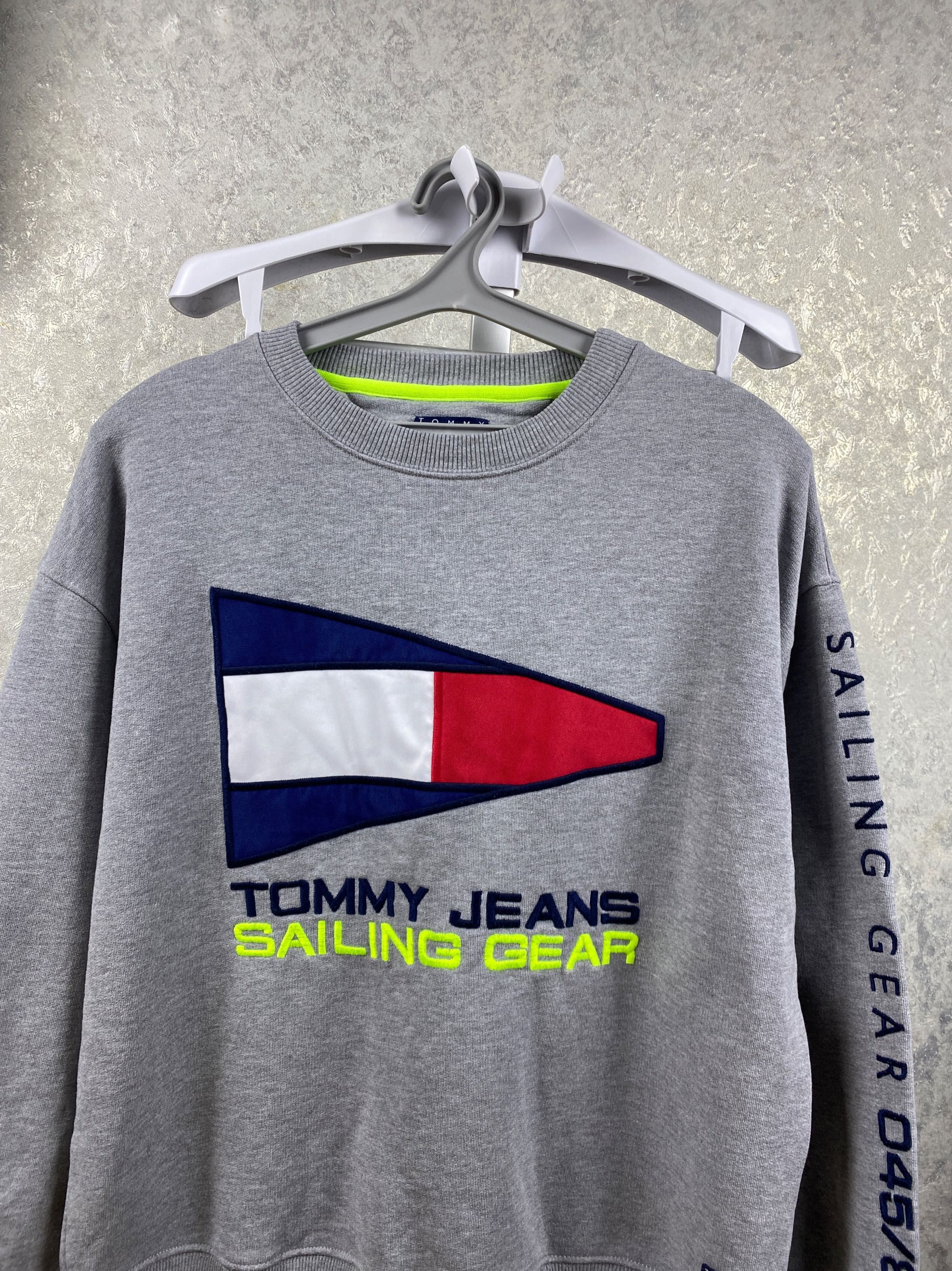 Мужская серая кофта/свитшот Tommy Hilfiger Sailing Gear M/L