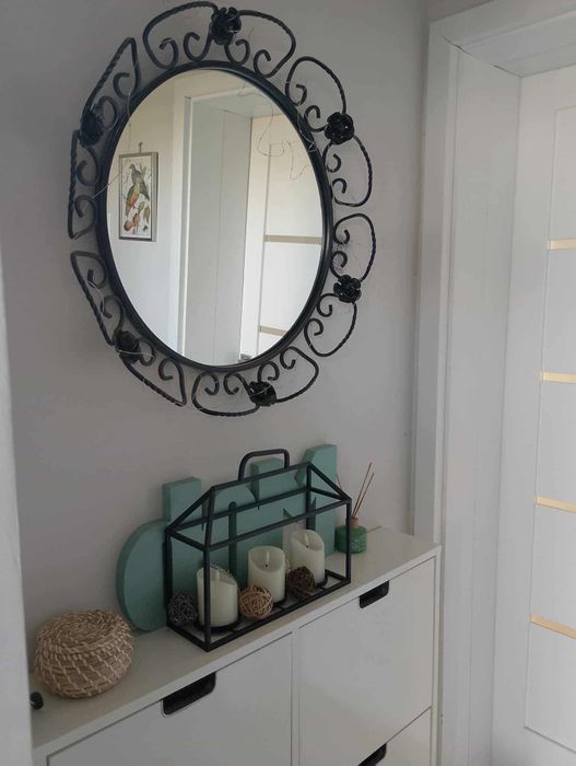 Lustro metalowe duże