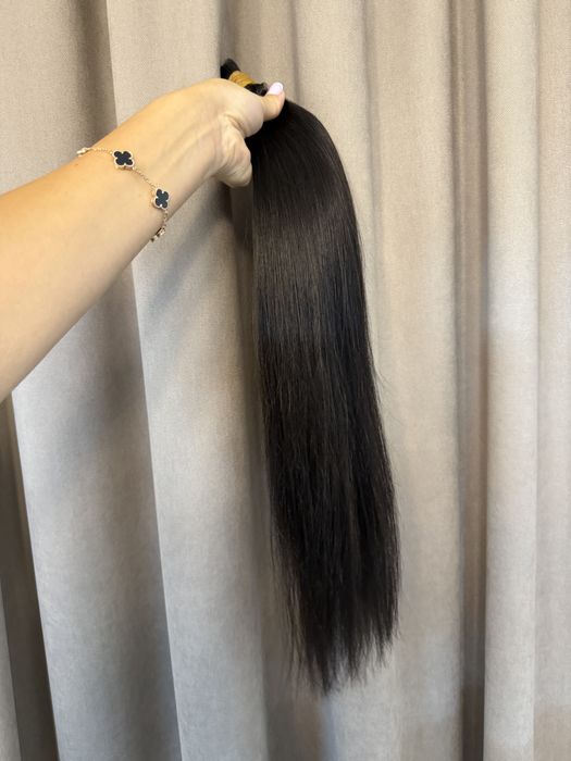 Срез Натуральные волосы для нарашивания капсульного