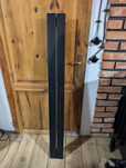 GRZEJNIK dekoracyjny LOFT Slim 140x15 Czarny Mat Struktura 224W