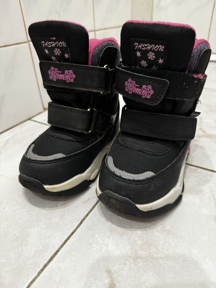 Зимние ботинки на девочку 23 размер