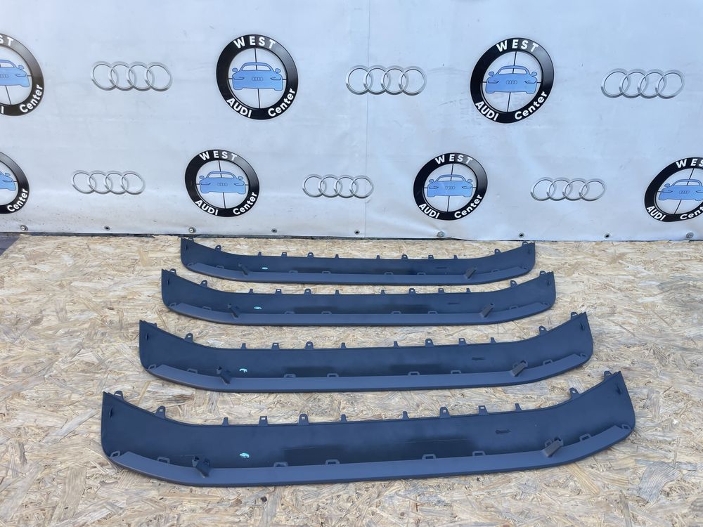 Audi A4 B9 Rest накладка бампера Ауді А4 Б9 рест губа бампера