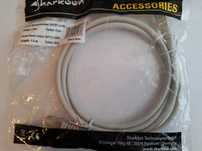 Kabel sieciowy RJ-45 / Sharkoon / Szary / 1.5m / kat.6a