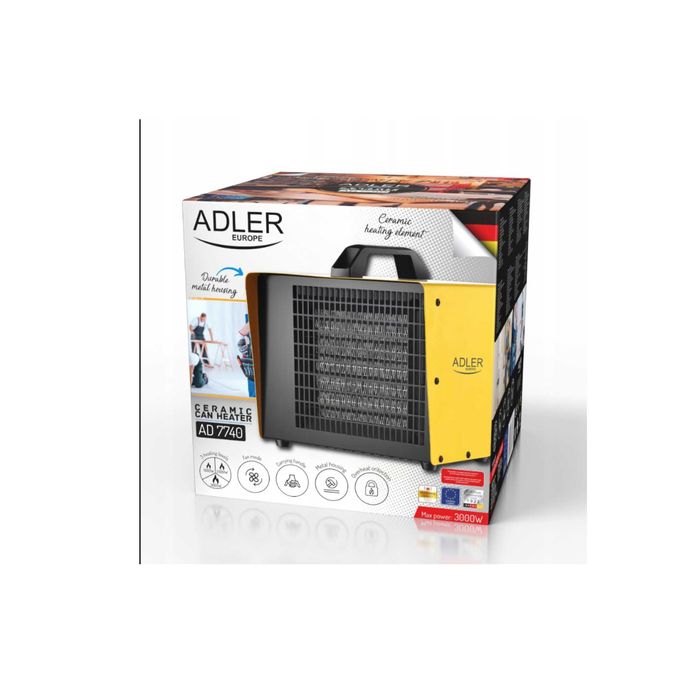Керамічний терморегулятор Adler AD 774 2000W керамический обогреватель