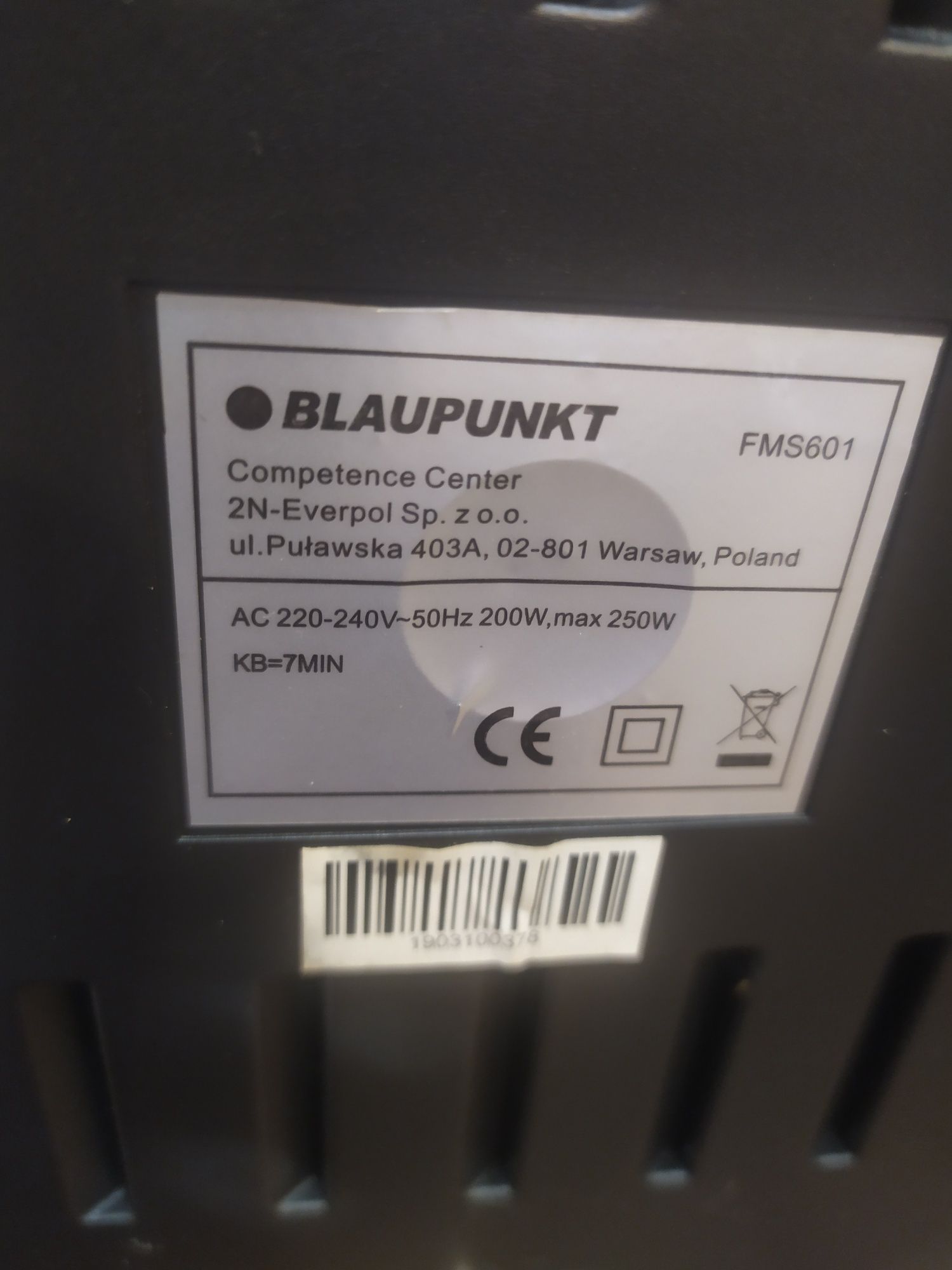 Krajalnica do chleba, wędlin sera, Blaupunkt fms 601