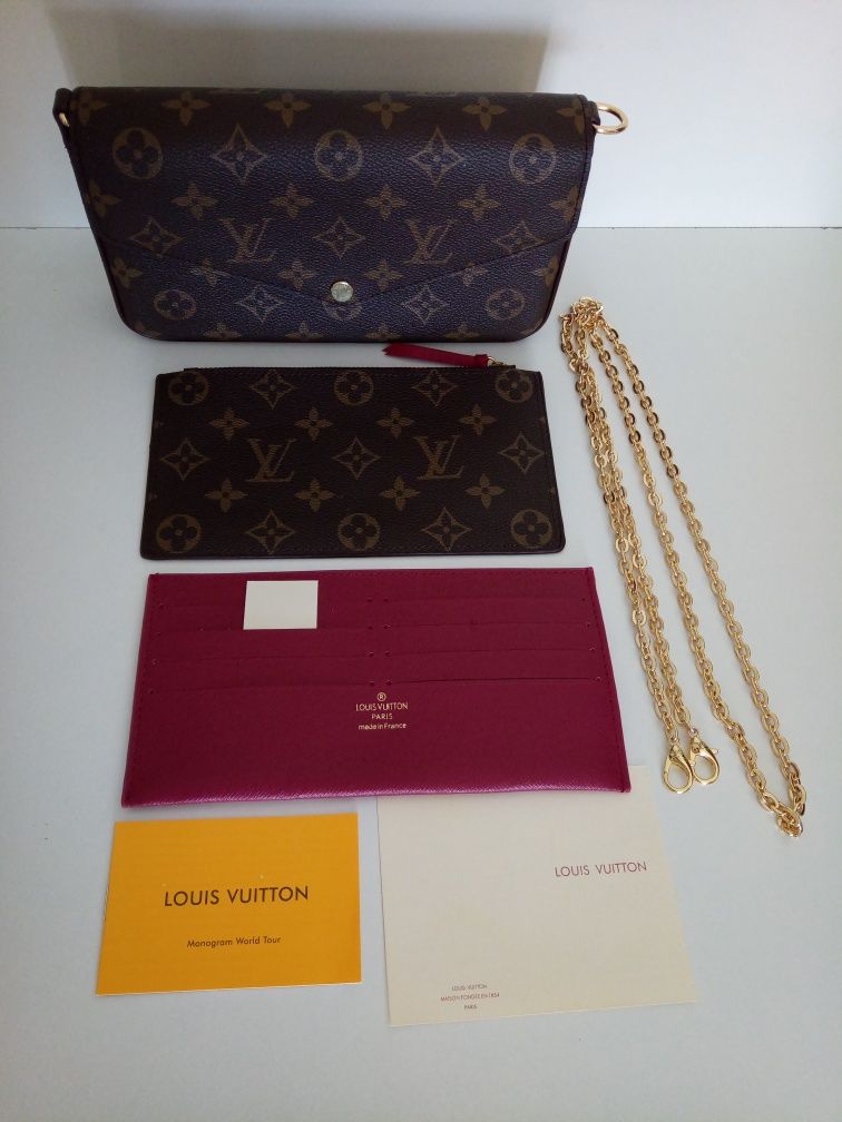 Mala Louis Vuitton felicie/ Pochette  | Linha Monogram