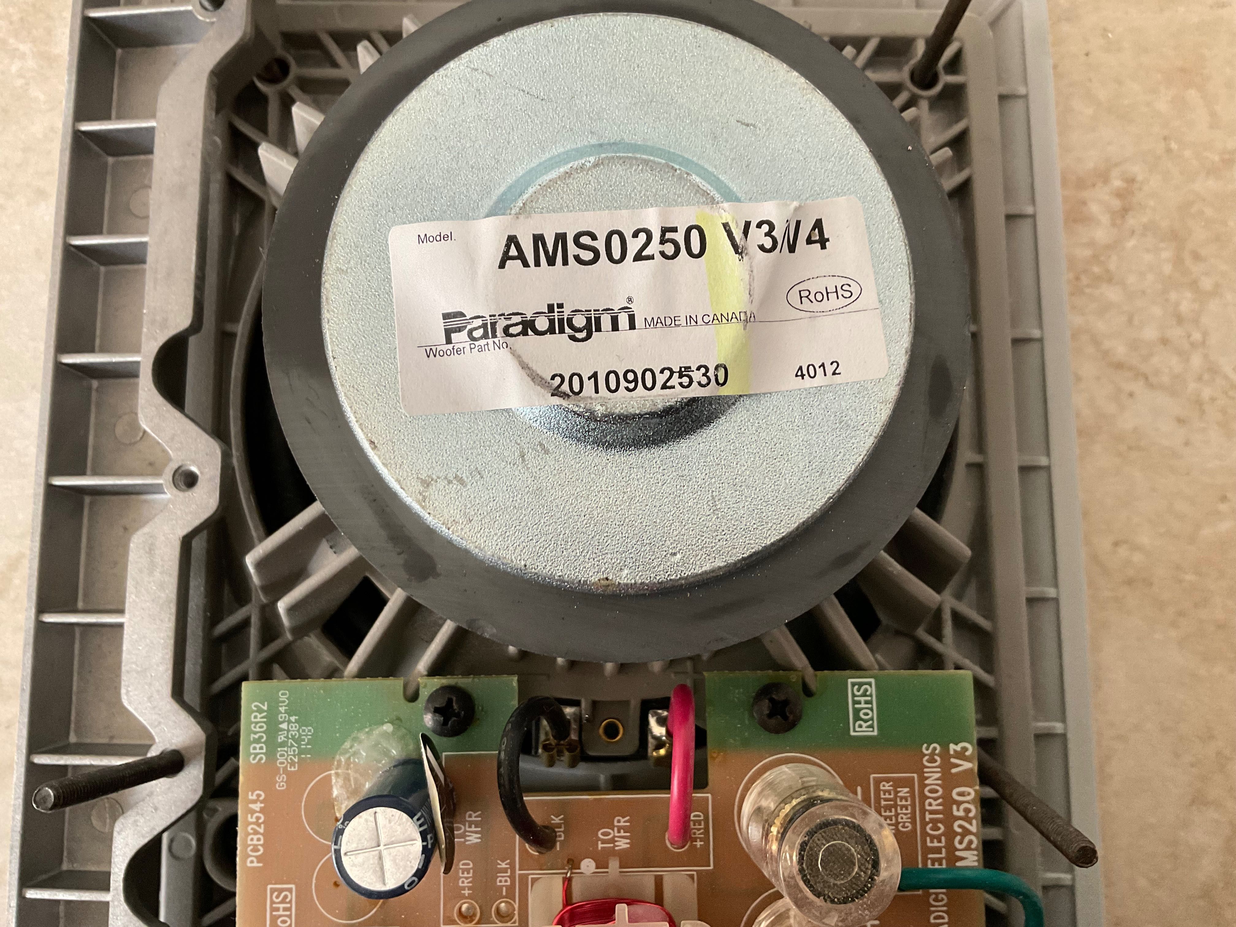 Paradigm PV160, AMS0250 v3/v4, CS-LCR, V2. Вбудована. Комплект..Нове