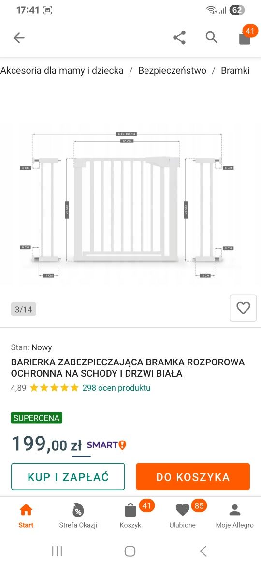 Barierka zabezpieczająca