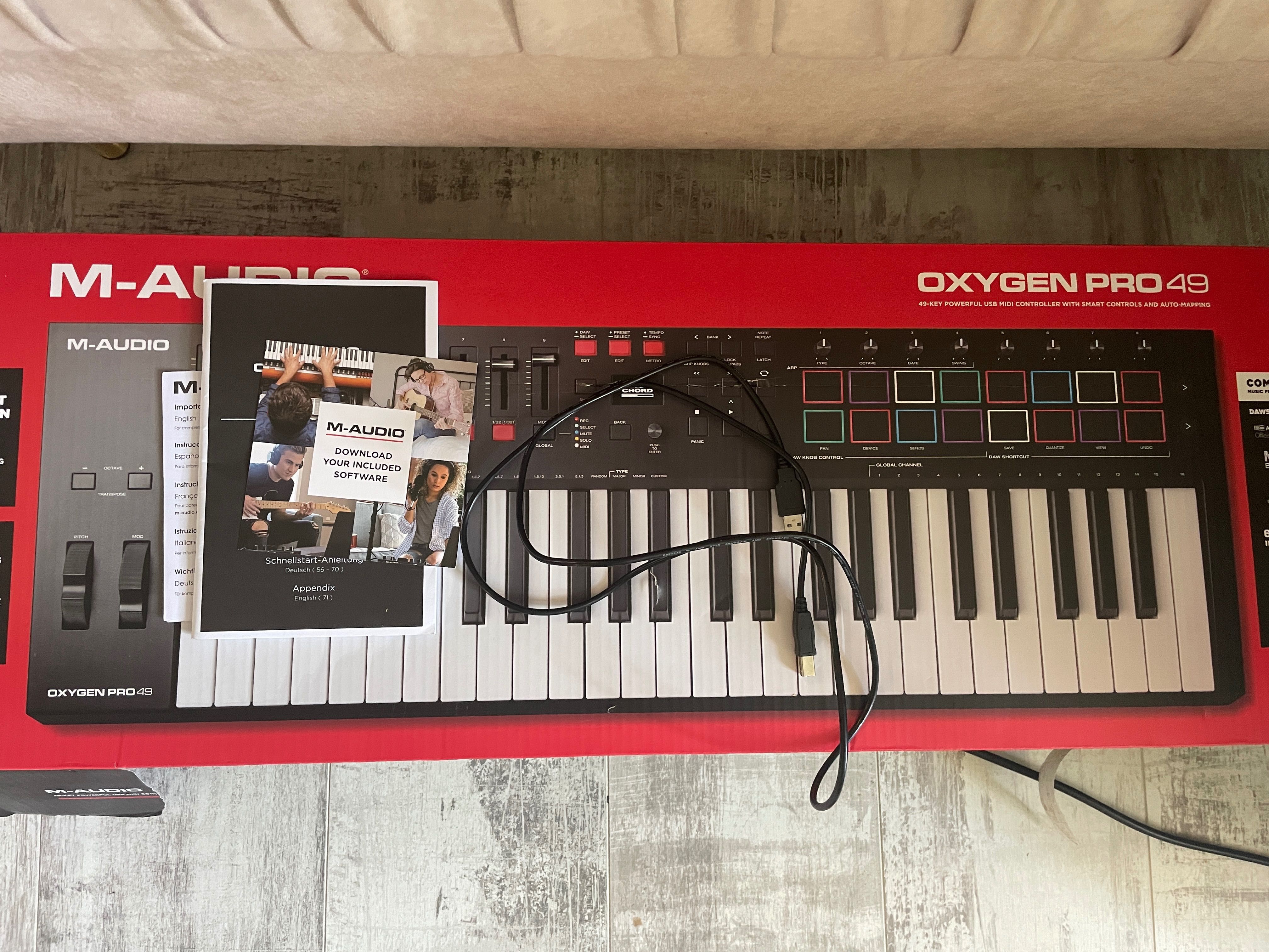 Klawiatura sterująca M-AUDIO OXYGEN PRO 49