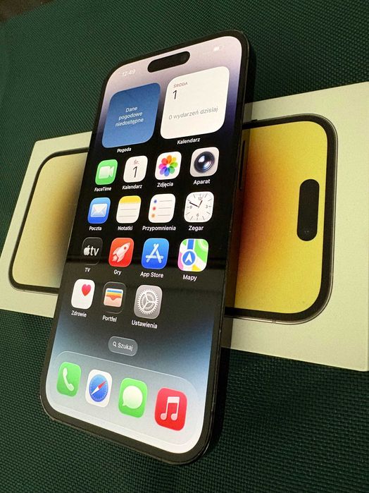 BATERIA 100% iPhone 14 Pro 256GB grafit stan extra