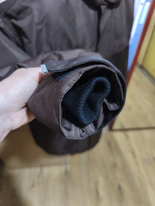 Куртка чоловіча водонепроникна та вітрозахисна коричнева XL