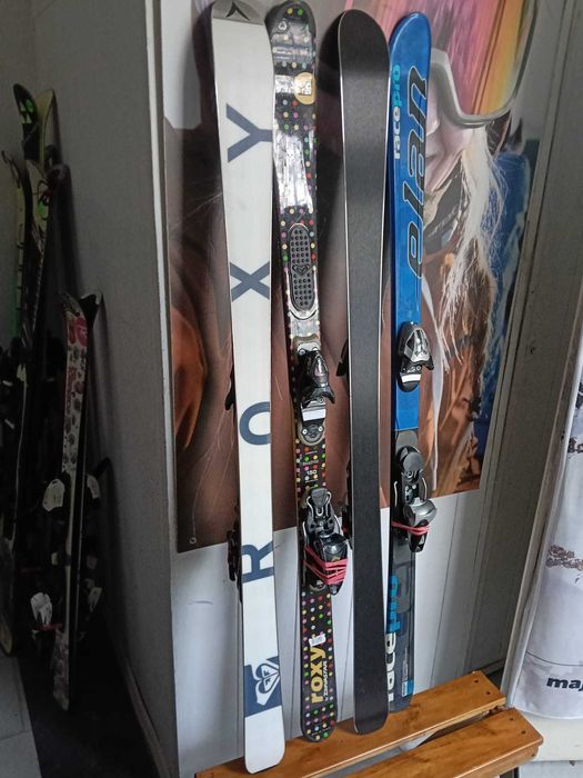 Narty juniorskie Roxy 150 cm dla dziewcząt/ Sklep-Serwis