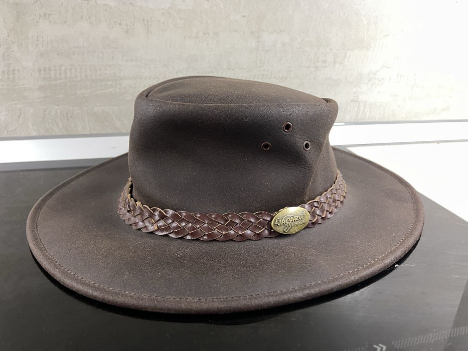 Капелюх Австралія шкіра ковбойський M L