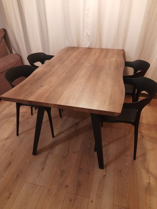 Stół do jadalni salonu loft industrialny 160 deska