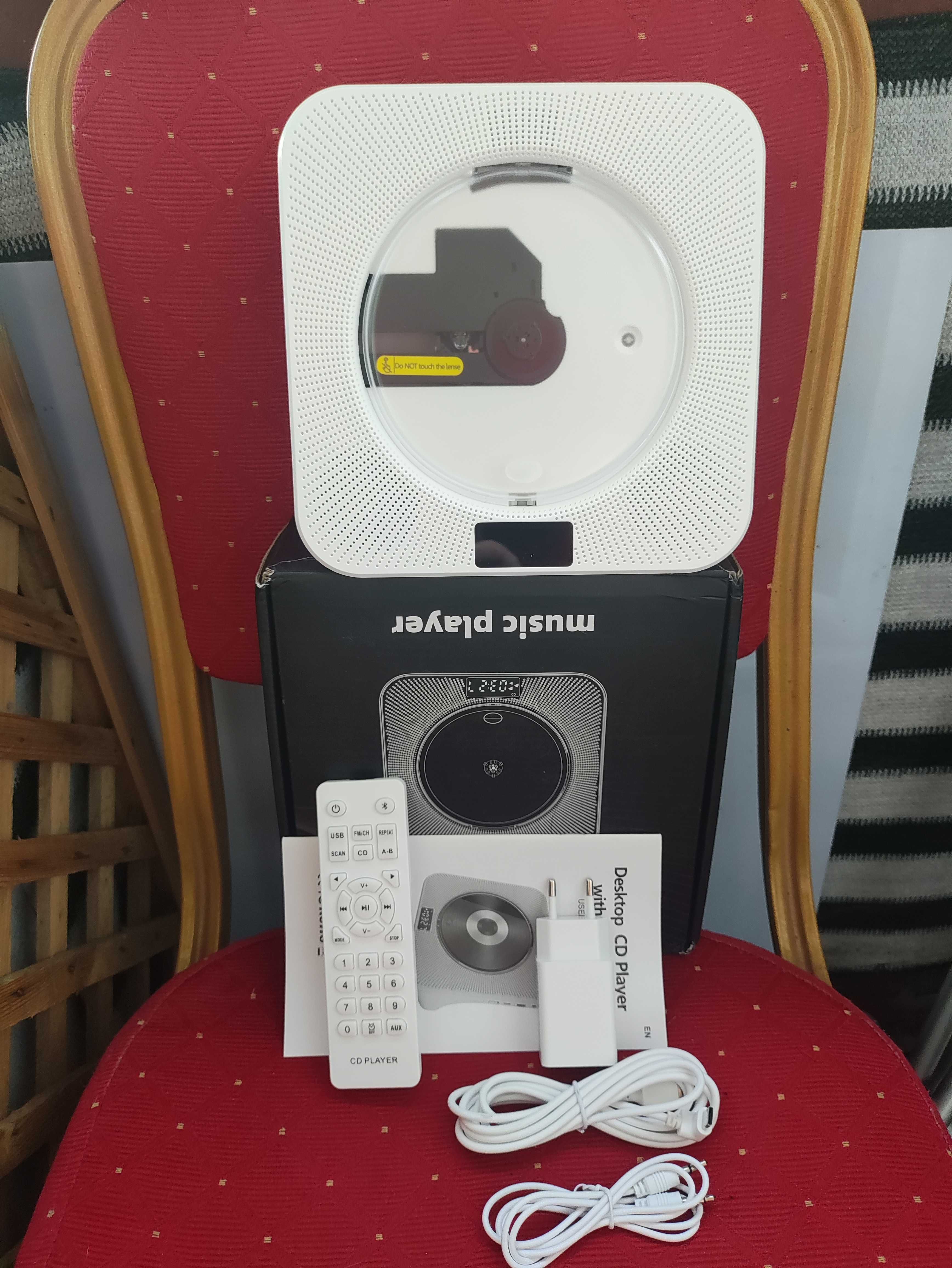 Odtwarzacz CD Player MP3 Bluetooth Dyskmen przenośny Walkman Radio USB