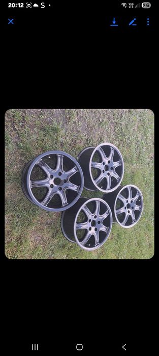 Alufelgi czarne bez zarysowań