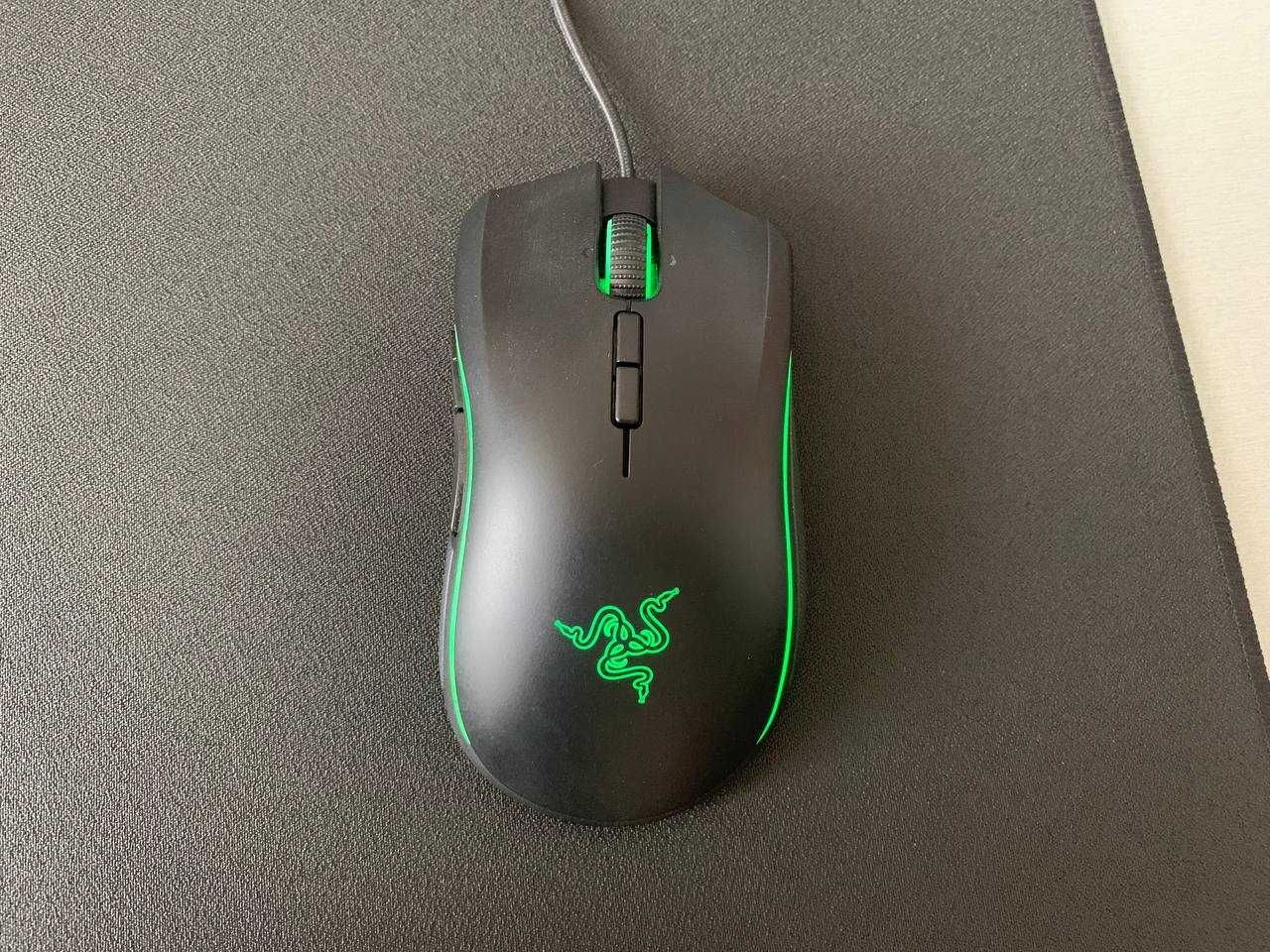 Миша Razer Mamba Elite USB Black & Razer Mouse Bungee V3 Chroma