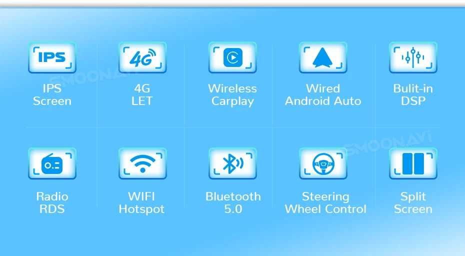 Radio Android 10' do Skoda wifi,gps,bt.