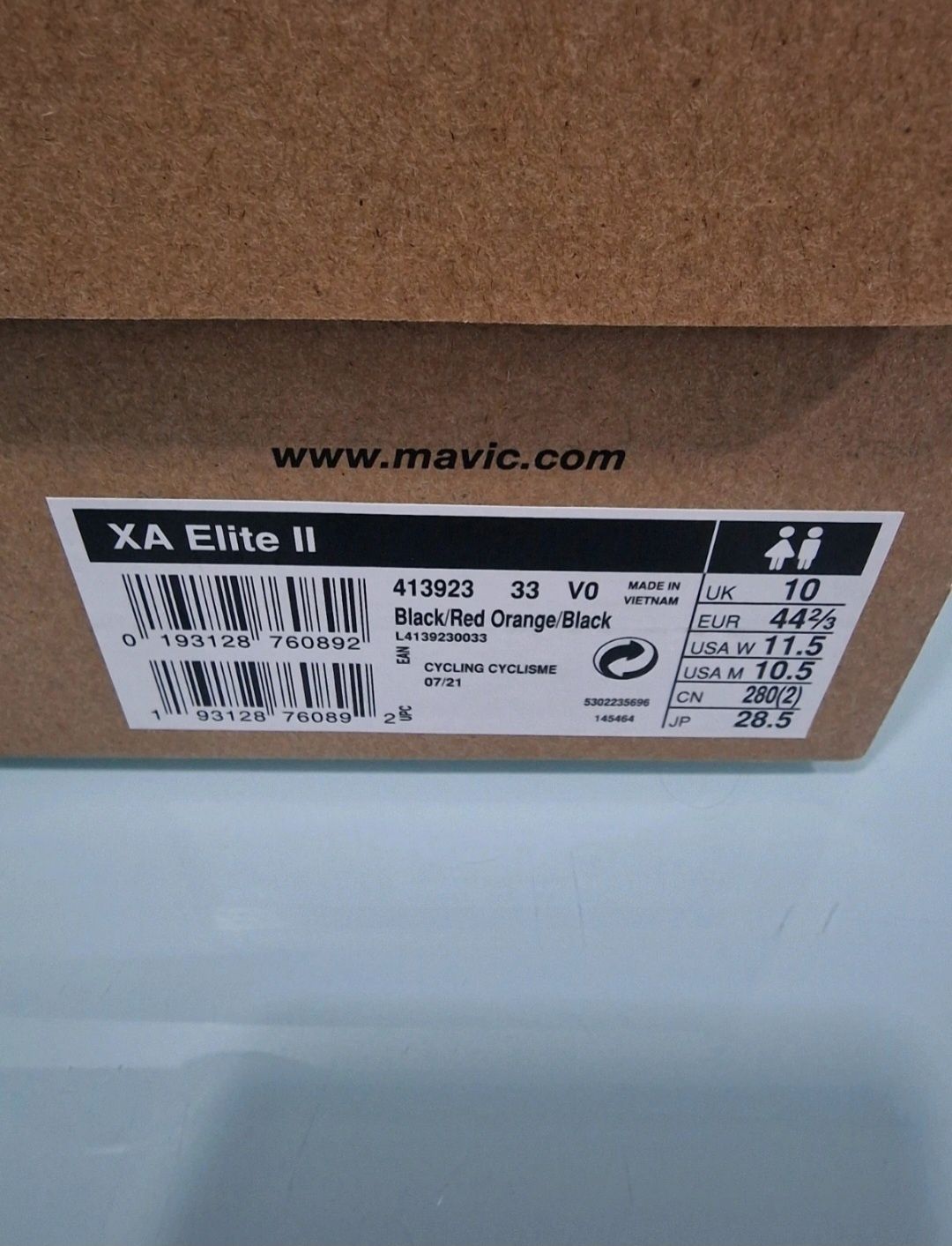 Mavic XA Elite II MTB 44