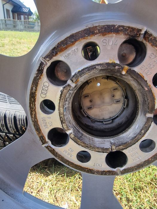 Alufelgi 5x112 17 Audi Skoda Vw z oponami zimowymi