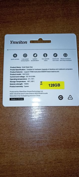 Ssd  128 гб фірмовий