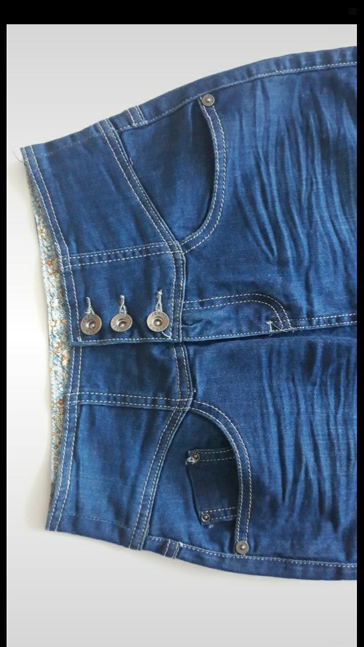Spódnica damska jeansowa r.36