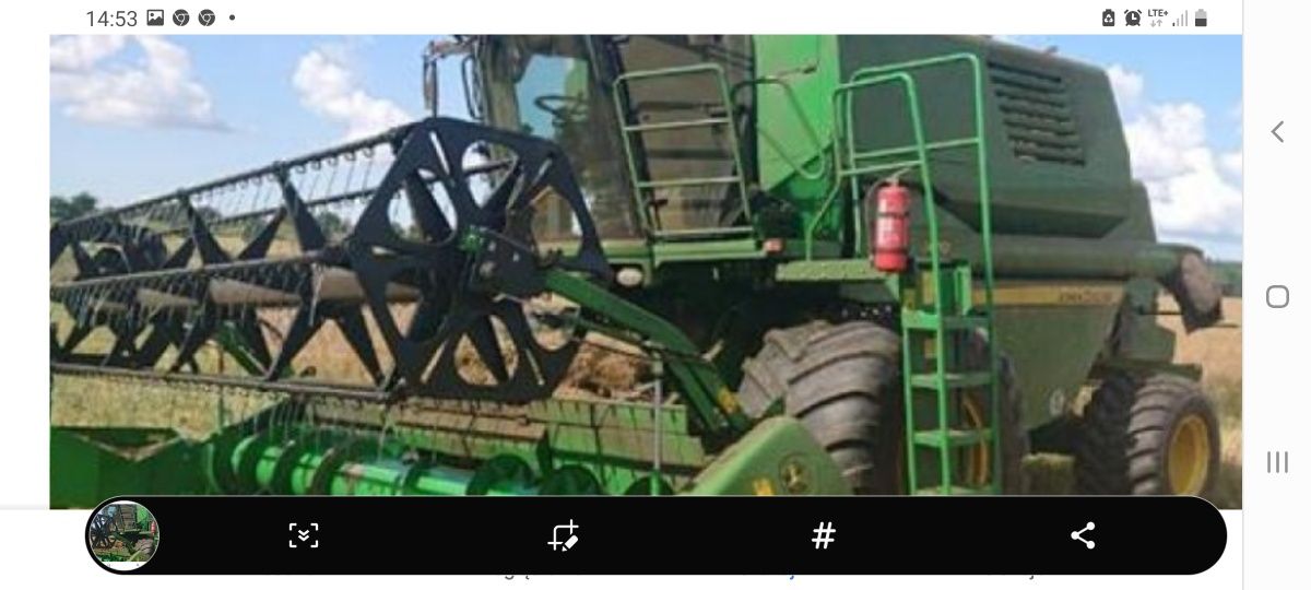 Kombajn john deere 1470 silnik skrzynia wytrząsacz listwa podajnika