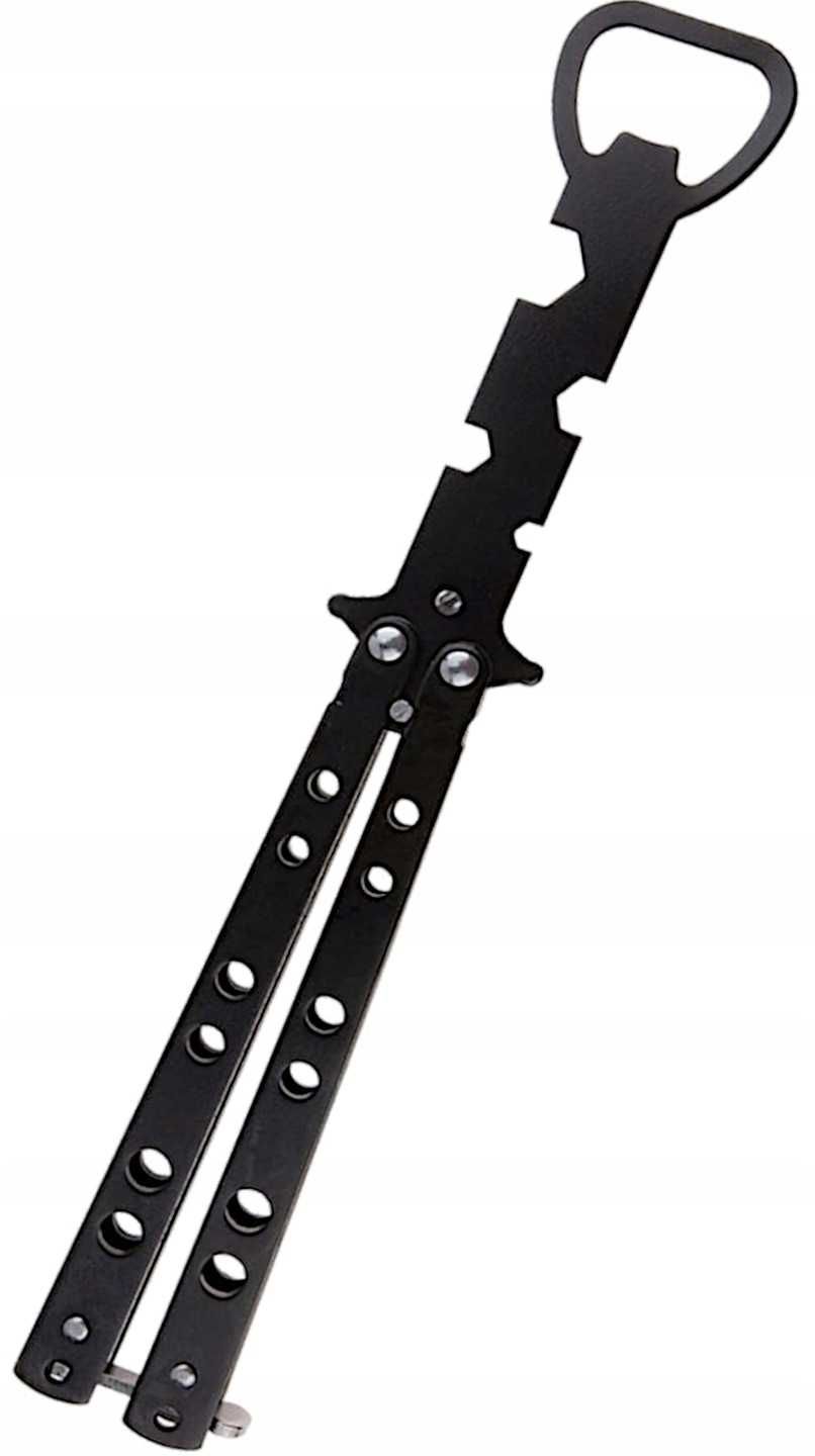 NOWY ⇒ Treningowy Balisong Otwieracz Butelek Multitool Nóż Motylkowy