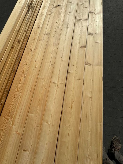 PROMOCJA Deska tarasowa modrzew syberyjski 28x146 Gładka/Ryflowana