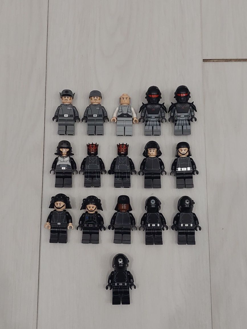 Figurki Lego star wars żołnierze, oficerzy, sith