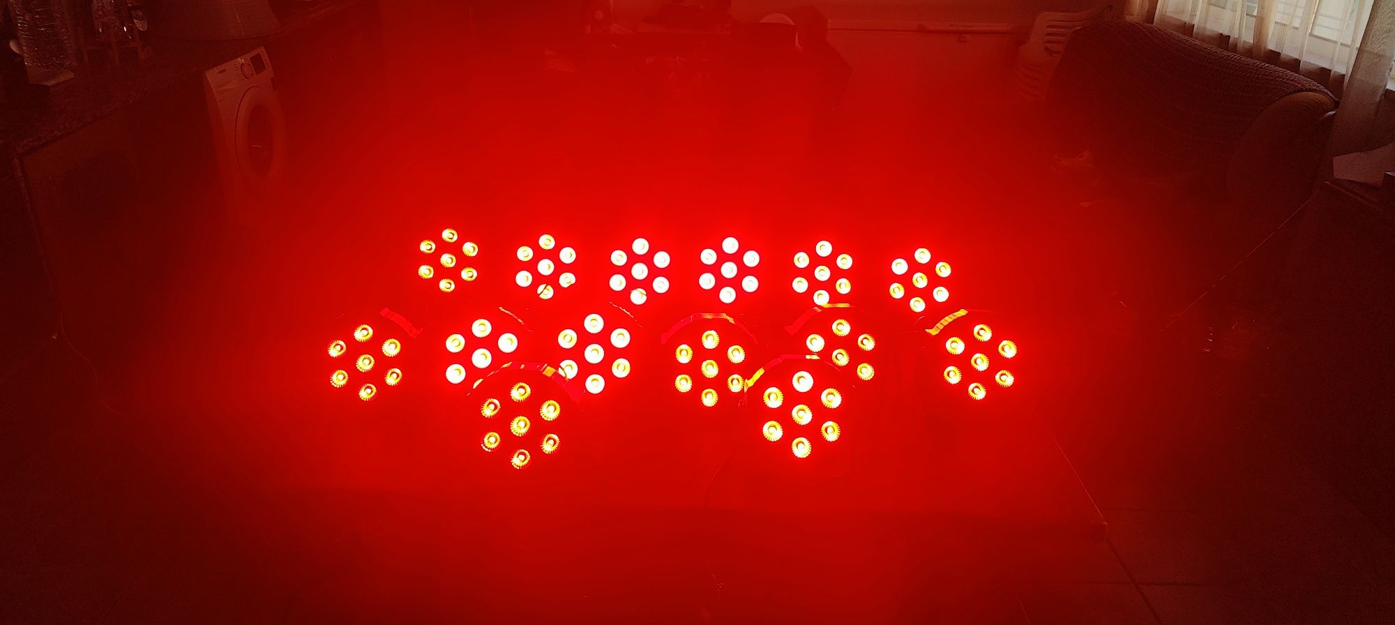 Pares Led flat 7x12w