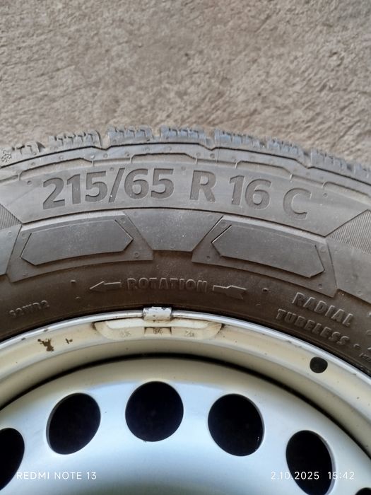 Koła Stalowe Vw T5,T6 6,5Jx16 (5x112,ET51)+Opony Continental215/65/16C