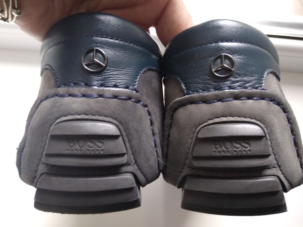 Мокасини Hugo Boss Mersedes,43-44 розмір, нубук