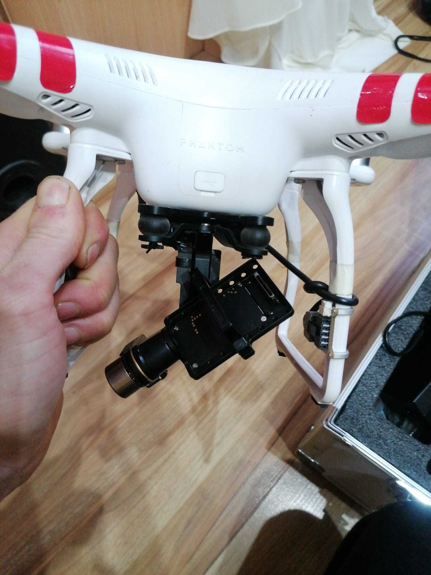 Dron Dji Phantom 3 z kamerą GoPro 3 duży zestaw
