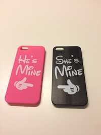 Etui iphone 5 He is Mine She is mine, dla par, prezent, tanio