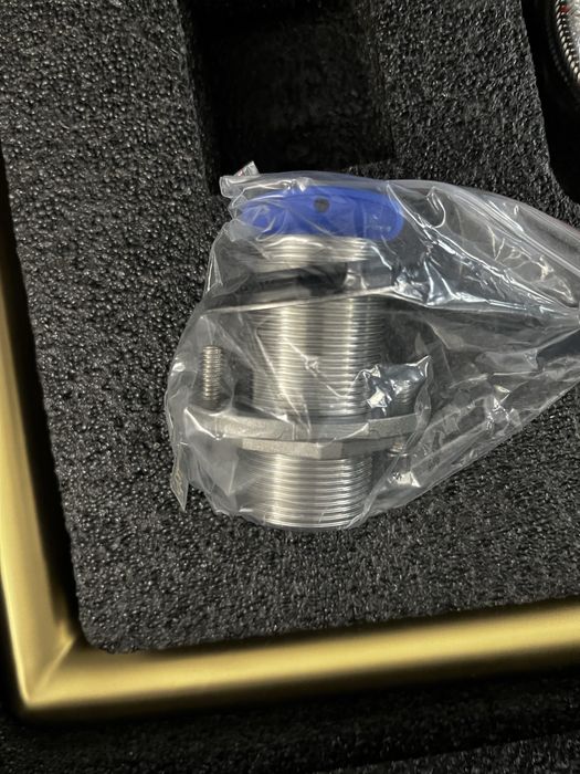 Torneira misturadora cozinha dourada