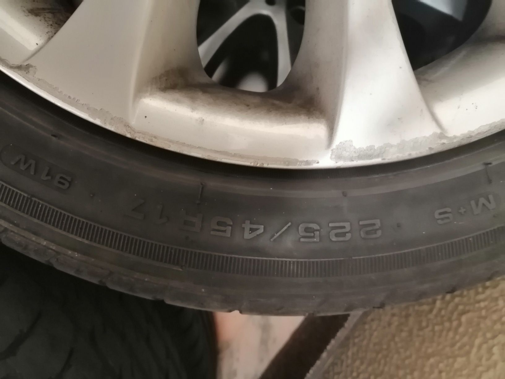 Jantes 17" BMW com pneus