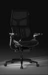 Fotel Biurowy Ergonomiczny YUMISU 1010 Materiał BLACK
