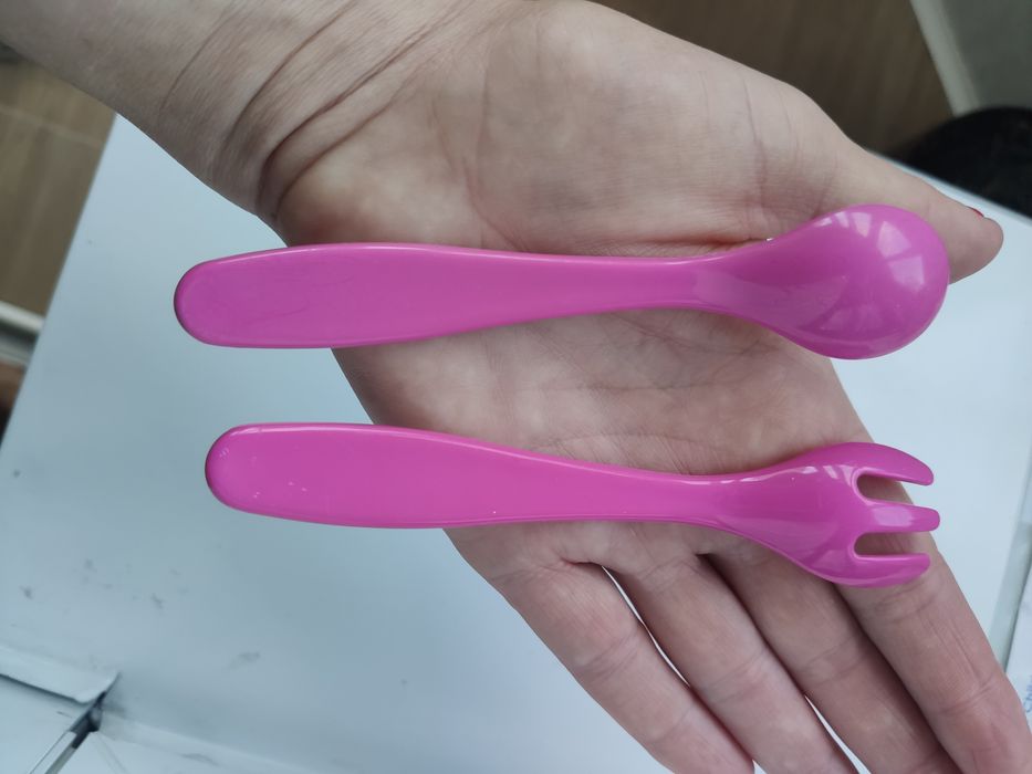 Ложка,вилка Canpol babies 12 міс +,ложечка,вилочка