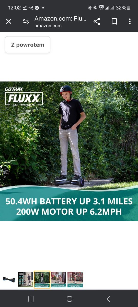 Hoverboard fluxx3