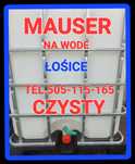 Zbiorniki Mauser 1000 L po spożywce czyste