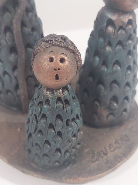 Presépio barro 3 figuras