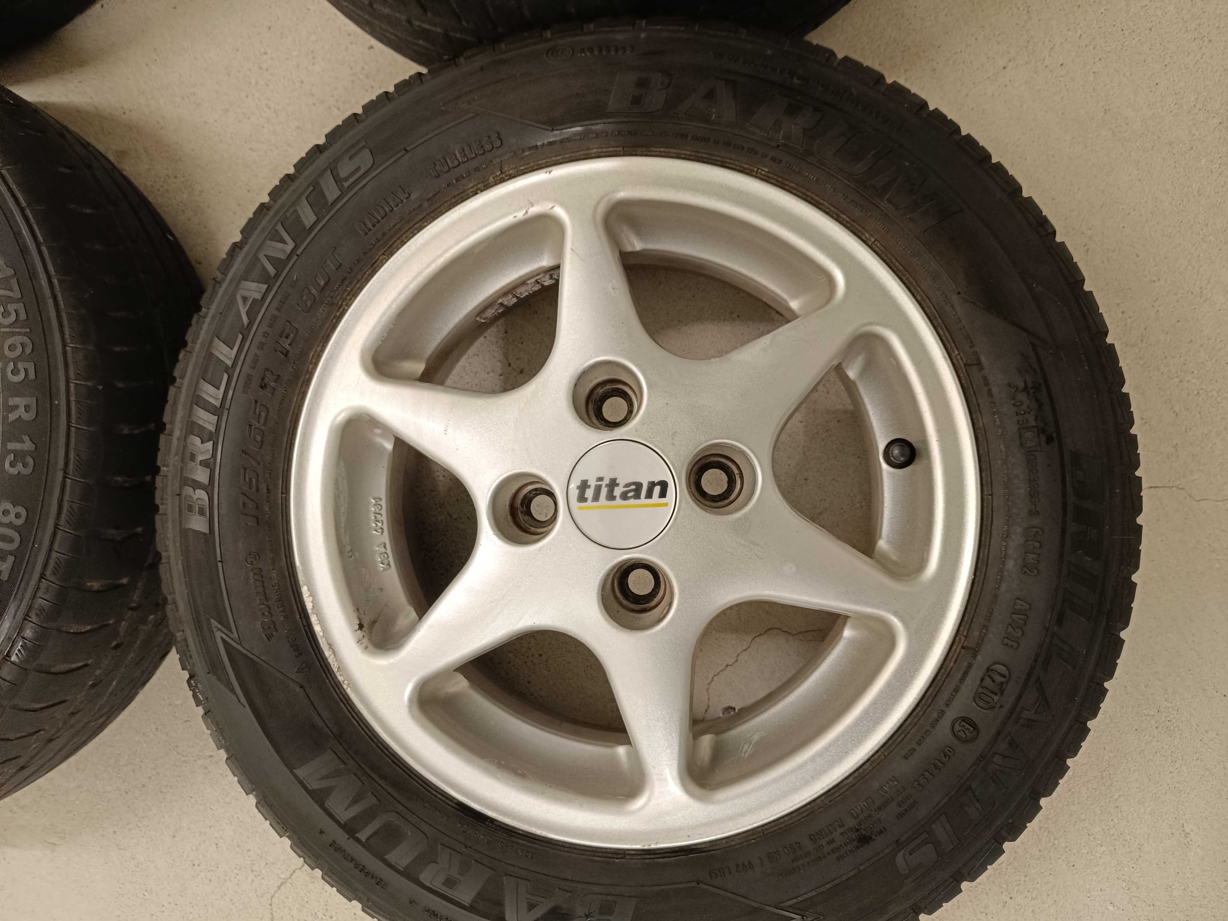 Koła letnie alufelgi Titan 13" 4x108