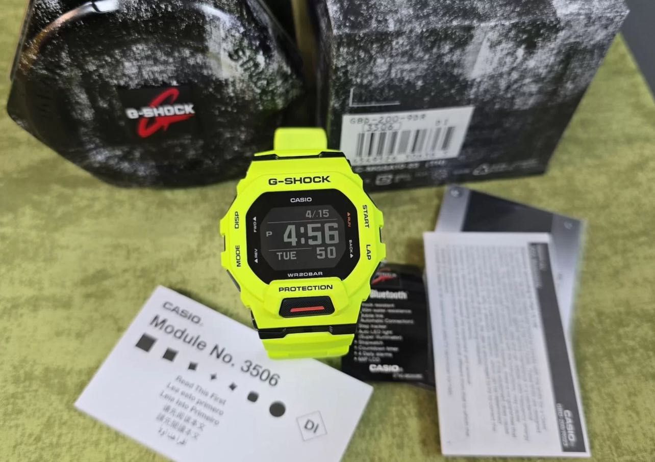 Мужские наручные часы Casio G-Shock GBD-200-9E