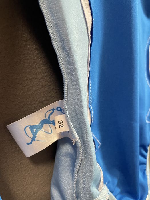 Купальник для художньої гімнастики Olympique синій роз. 32 11-13 років