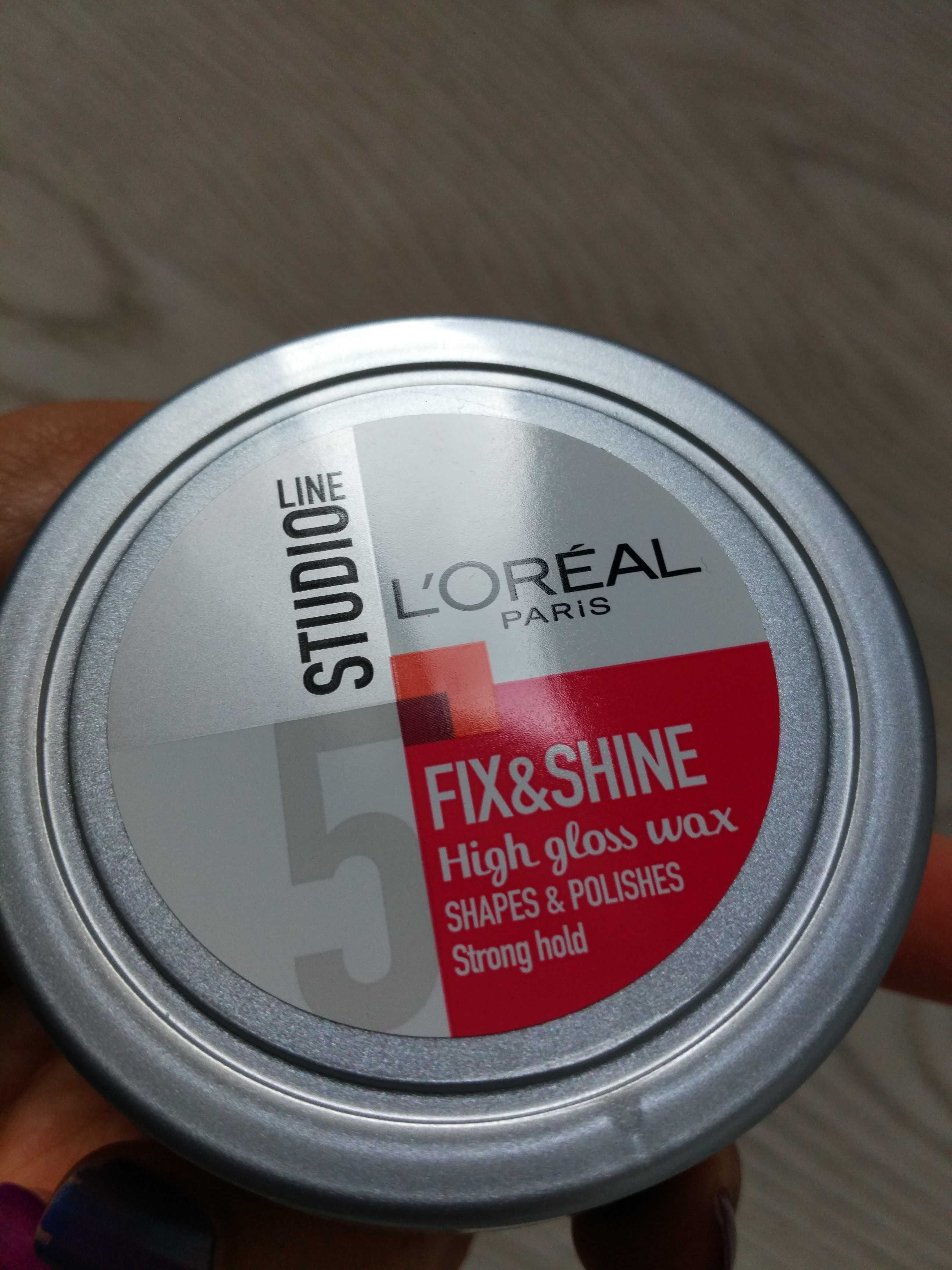 Nowy wosk stylizujacy loreal Fix&Shane strong hold studio line 75ml