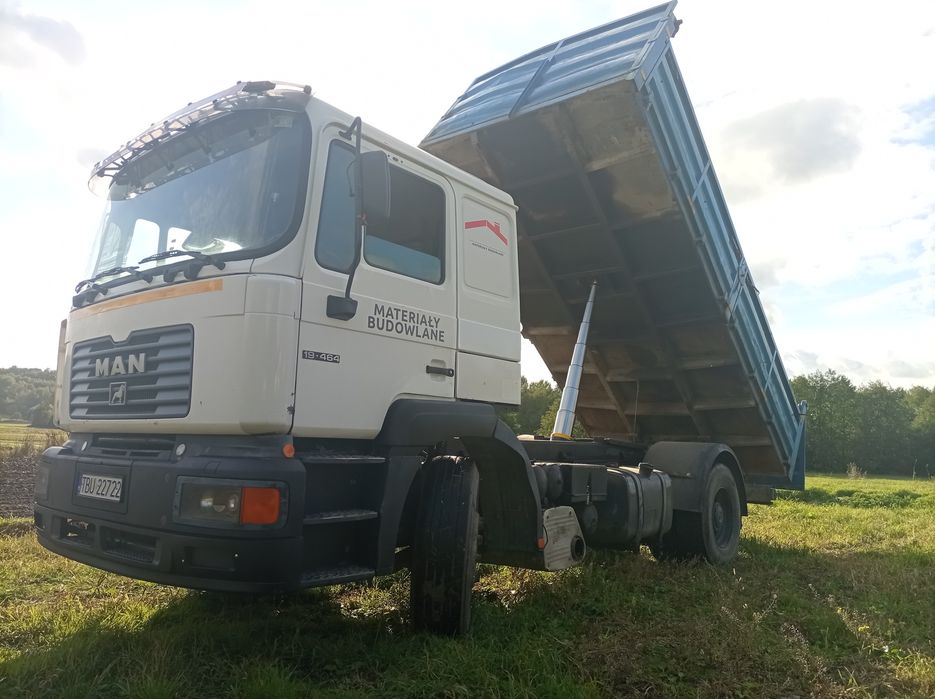 Man f2000 wywrotka, pojazd specjalny