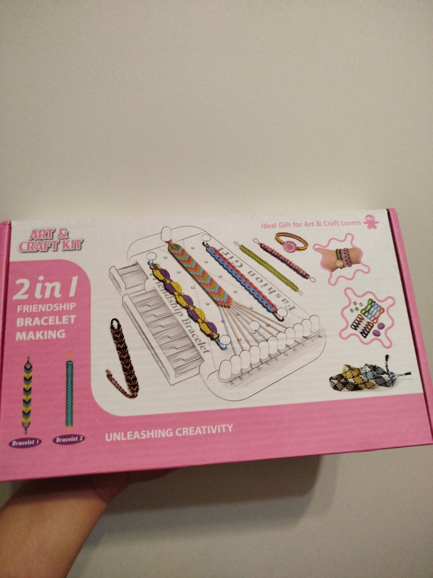 Kit de criação de pulseiras da amizade