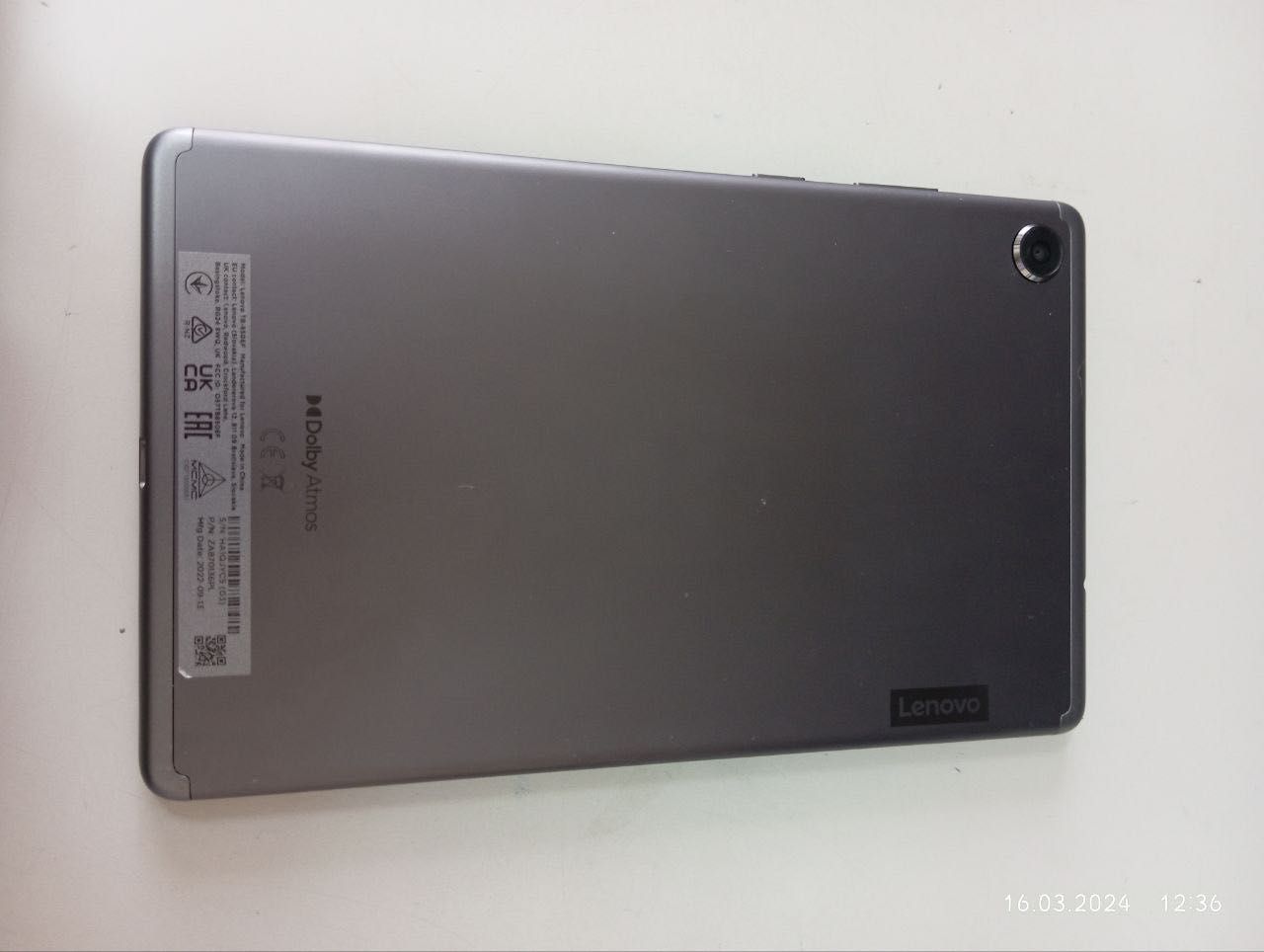 Планшет Lenovo Tab M8 (3rd Gen) 3/32GB Wi-Fi Iron Grey (TABLEVTZA0121)